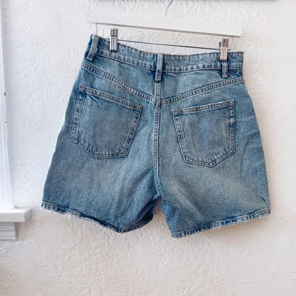 Zara High Rise Jean Shorts - Picture 2 of 3